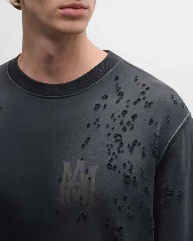 Amiri Men 's MA Logo Shotgun Sweatshirt | Thumbnail 7 Amiri Men 's MA Logo Shotgun Sweatshirt | Thumbnail 7