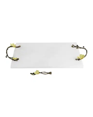 Michael Aram Gold Orchid Cheeseboard with Knife | Thumbnail 1 Michael Aram Gold Orchid Cheeseboard with Knife | Thumbnail 1