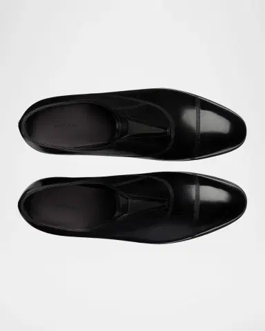 John Lobb Men's Mansell Leather Loafers | Thumbnail 3 John Lobb Men's Mansell Leather Loafers | Thumbnail 3