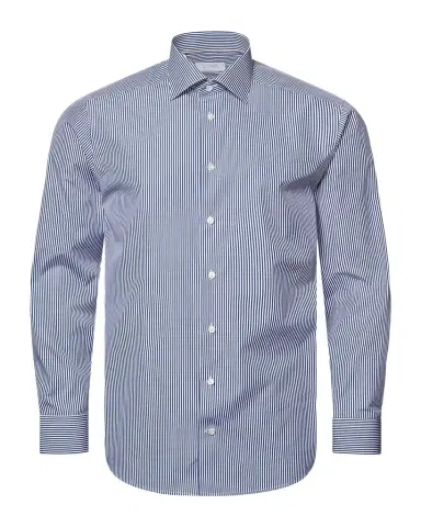 Eton Men's Contemporary Fit Bengal Stripe Elevated Poplin Shirt | Thumbnail 1 Eton Men's Contemporary Fit Bengal Stripe Elevated Poplin Shirt | Thumbnail 1