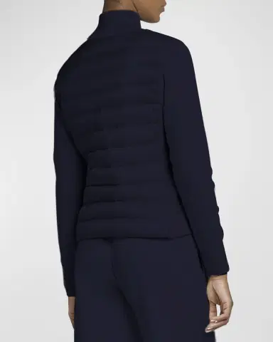 Moncler Hybrid Puffer Cardigan | Thumbnail 2 Moncler Hybrid Puffer Cardigan | Thumbnail 2