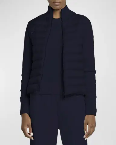 Moncler Hybrid Puffer Cardigan | Thumbnail 3 Moncler Hybrid Puffer Cardigan | Thumbnail 3