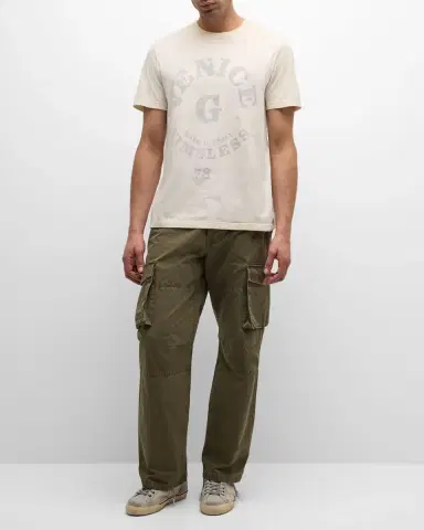 Golden Goose Men's Journey Garment-Dyed Cotton Cargo Pants | Thumbnail 2 Golden Goose Men's Journey Garment-Dyed Cotton Cargo Pants | Thumbnail 2
