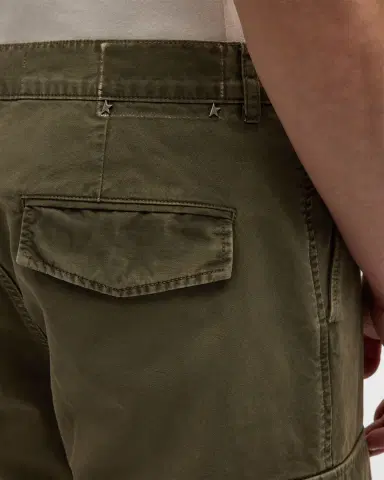 Golden Goose Men's Journey Garment-Dyed Cotton Cargo Pants | Thumbnail 7 Golden Goose Men's Journey Garment-Dyed Cotton Cargo Pants | Thumbnail 7