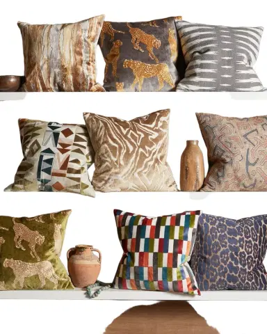 D.V. KAP Home Kuba Pillow, 24" Square | Thumbnail 1 D.V. KAP Home Kuba Pillow, 24" Square | Thumbnail 1
