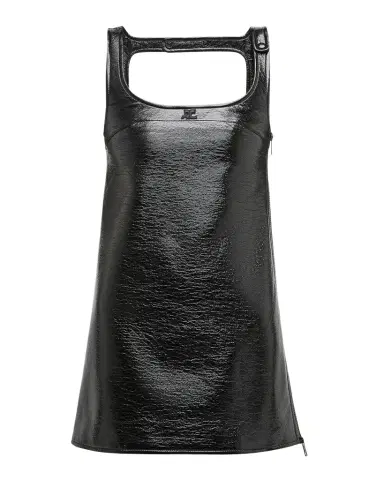 Courrèges Reedition Vinyl A-Line Mini Dress | Thumbnail 1 Courrèges Reedition Vinyl A-Line Mini Dress | Thumbnail 1