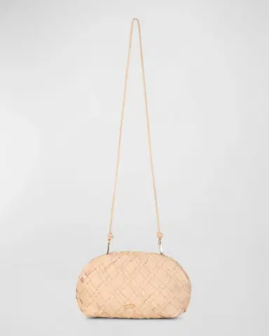 Rafe Aya Frame Woven Leather Clutch Bag | Thumbnail 2 Rafe Aya Frame Woven Leather Clutch Bag | Thumbnail 2