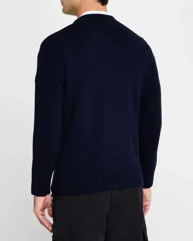 Moncler Men's Wool-Cashmere Sweater | Thumbnail 2 Moncler Men's Wool-Cashmere Sweater | Thumbnail 2