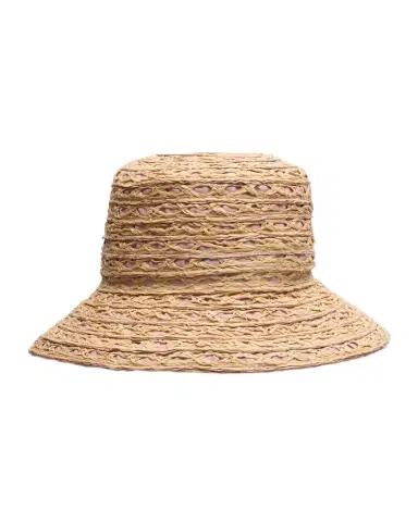 Gigi Burris Ida Grosgrain & Straw Bucket Hat | Thumbnail 1 Gigi Burris Ida Grosgrain & Straw Bucket Hat | Thumbnail 1
