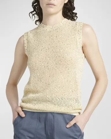 Golden Goose Journey Sequined Knit Tank Top | Thumbnail 6 Golden Goose Journey Sequined Knit Tank Top | Thumbnail 6