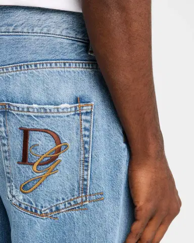 Dolce & Gabbana Men's Prima Straight-Leg Jeans | Thumbnail 6 Dolce & Gabbana Men's Prima Straight-Leg Jeans | Thumbnail 6