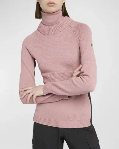 Moncler Grenoble Wool and Fleece Turtleneck Sweater | Thumbnail 7 Moncler Grenoble Wool and Fleece Turtleneck Sweater | Thumbnail 7