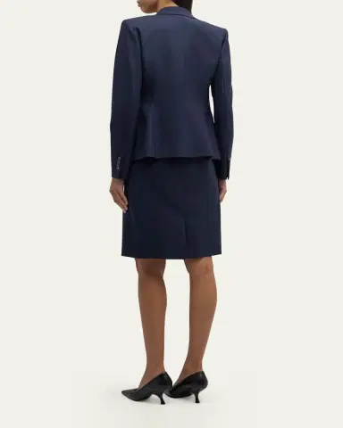 Lafayette 148 New York Sleeveless V-Neck Stretch Wool Dress | Thumbnail 4 Lafayette 148 New York Sleeveless V-Neck Stretch Wool Dress | Thumbnail 4