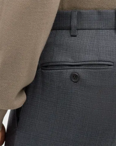 Brioni Men's Textured Wool Dress Pants | Thumbnail 13 Brioni Men's Textured Wool Dress Pants | Thumbnail 13