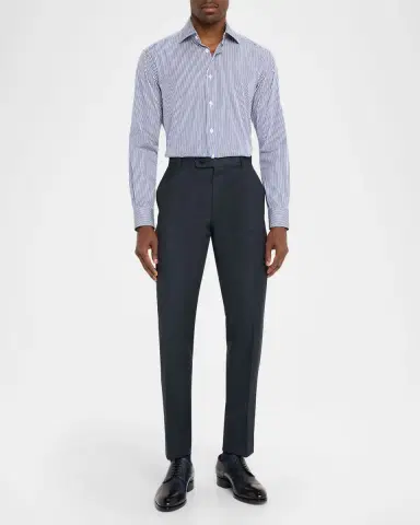Brioni Men's Textured Wool Dress Pants | Thumbnail 14 Brioni Men's Textured Wool Dress Pants | Thumbnail 14