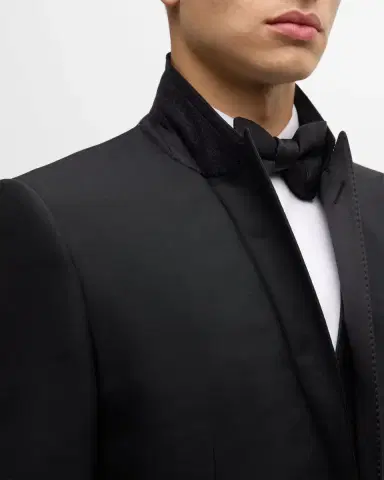 Dolce & Gabbana Men's Martini-Fit Tuxedo Suit | Thumbnail 8 Dolce & Gabbana Men's Martini-Fit Tuxedo Suit | Thumbnail 8