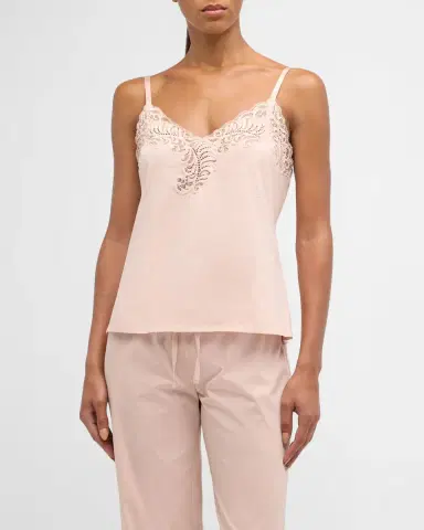 Natori Feathers Essential Lace-Trim Cami Pajama Set | Thumbnail 2 Natori Feathers Essential Lace-Trim Cami Pajama Set | Thumbnail 2