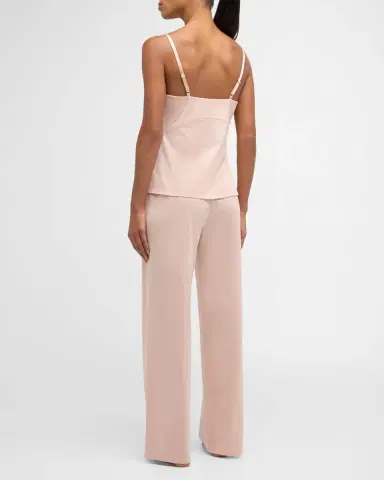 Natori Feathers Essential Lace-Trim Cami Pajama Set | Thumbnail 4 Natori Feathers Essential Lace-Trim Cami Pajama Set | Thumbnail 4