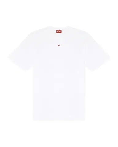 Diesel Men's T-Shirt with Embroidered D Patch | Thumbnail 1 Diesel Men's T-Shirt with Embroidered D Patch | Thumbnail 1