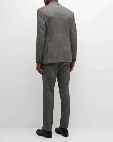 Tom Ford Men's Shelton Prince of Wales Suit | Thumbnail 3 Tom Ford Men's Shelton Prince of Wales Suit | Thumbnail 3