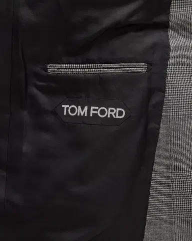 Tom Ford Men's Shelton Prince of Wales Suit | Thumbnail 7 Tom Ford Men's Shelton Prince of Wales Suit | Thumbnail 7