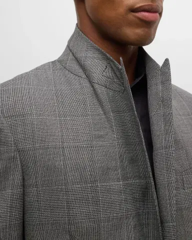 Tom Ford Men's Shelton Prince of Wales Suit | Thumbnail 8 Tom Ford Men's Shelton Prince of Wales Suit | Thumbnail 8