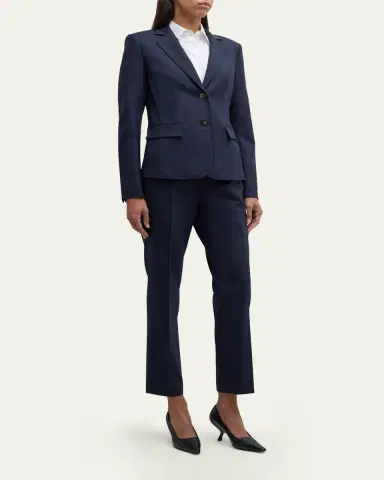 Lafayette 148 New York Clinton Cropped Stretch Wool Pants | Thumbnail 2 Lafayette 148 New York Clinton Cropped Stretch Wool Pants | Thumbnail 2
