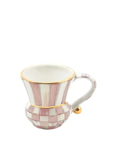MacKenzie-Childs Rosy Check Ceramic Mug | Thumbnail 1 MacKenzie-Childs Rosy Check Ceramic Mug | Thumbnail 1
