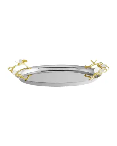 Michael Aram Butterfly Ginkgo White & Gold Large Tray | Thumbnail 1 Michael Aram Butterfly Ginkgo White & Gold Large Tray | Thumbnail 1