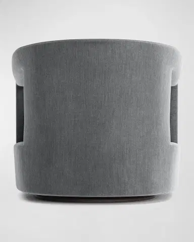 Bernhardt Interiors Alana Icy Slate Blue Swivel Chair | Thumbnail 3 Bernhardt Interiors Alana Icy Slate Blue Swivel Chair | Thumbnail 3
