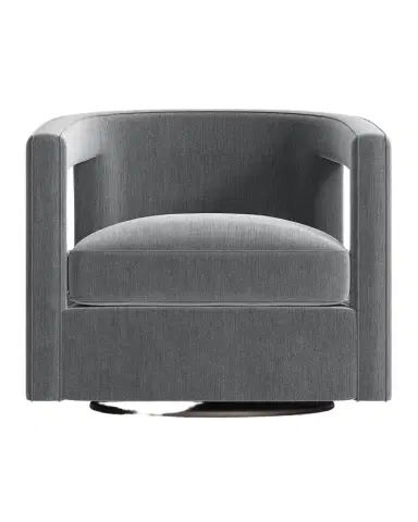 Bernhardt Interiors Alana Icy Slate Blue Swivel Chair | Thumbnail 1 Bernhardt Interiors Alana Icy Slate Blue Swivel Chair | Thumbnail 1