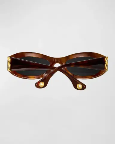 Aureum Collective Como Twisted Acetate Oval Sunglasses | Thumbnail 2 Aureum Collective Como Twisted Acetate Oval Sunglasses | Thumbnail 2