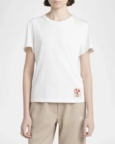 Golden Goose Golden Distressed Short-Sleeve T-Shirt | Thumbnail 4 Golden Goose Golden Distressed Short-Sleeve T-Shirt | Thumbnail 4