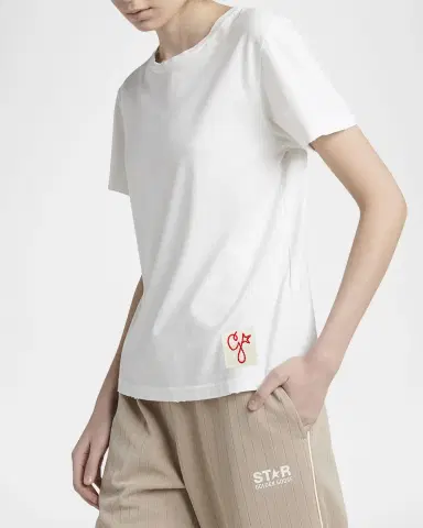 Golden Goose Golden Distressed Short-Sleeve T-Shirt | Thumbnail 7 Golden Goose Golden Distressed Short-Sleeve T-Shirt | Thumbnail 7