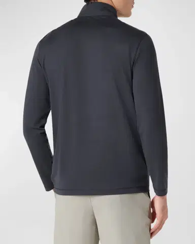 Bugatchi Men's UV50 Performance Quarter-Zip Sweater | Thumbnail 2 Bugatchi Men's UV50 Performance Quarter-Zip Sweater | Thumbnail 2