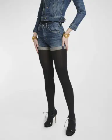 TOM FORD Mid-Rise Comfort Stone-Washed Denim Shorts | Thumbnail 7 TOM FORD Mid-Rise Comfort Stone-Washed Denim Shorts | Thumbnail 7
