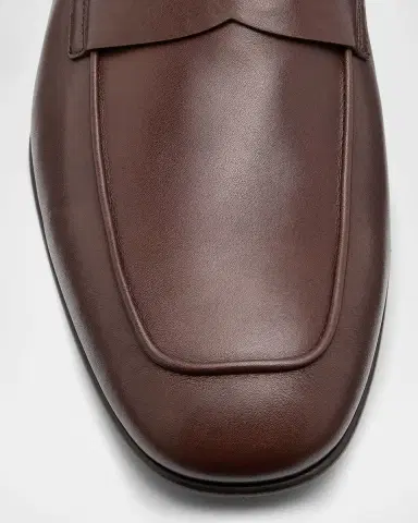 Tod's Men's Leather Penny Loafers | Thumbnail 4 Tod's Men's Leather Penny Loafers | Thumbnail 4