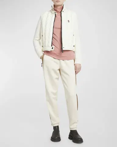 Moncler Grenoble Wool Quilted Zip-Up Cardigan | Thumbnail 2 Moncler Grenoble Wool Quilted Zip-Up Cardigan | Thumbnail 2