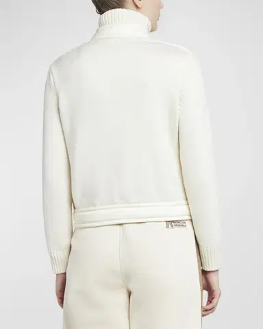 Moncler Grenoble Wool Quilted Zip-Up Cardigan | Thumbnail 3 Moncler Grenoble Wool Quilted Zip-Up Cardigan | Thumbnail 3