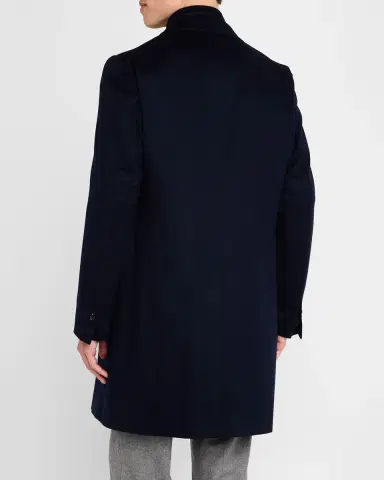 Corneliani Men 's Wool ID Topcoat | Thumbnail 3 Corneliani Men 's Wool ID Topcoat | Thumbnail 3