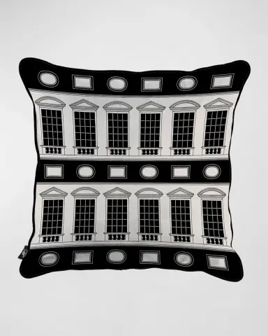 Fornasetti Architettura Cushion, 20" Square | Thumbnail 2 Fornasetti Architettura Cushion, 20" Square | Thumbnail 2