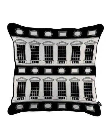 Fornasetti Architettura Cushion, 20" Square | Thumbnail 1 Fornasetti Architettura Cushion, 20" Square | Thumbnail 1