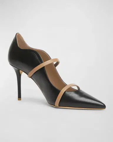 Malone Souliers Maureen Bicolor Leather Dual-Band Pumps | Thumbnail 2 Malone Souliers Maureen Bicolor Leather Dual-Band Pumps | Thumbnail 2