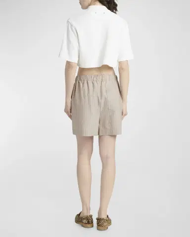 Golden Goose Stripe Jacquard Pull-On Shorts | Thumbnail 6 Golden Goose Stripe Jacquard Pull-On Shorts | Thumbnail 6