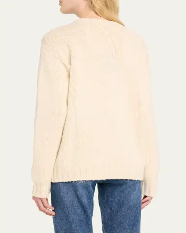 Ralph Lauren Collection Flag Cashmere Crewneck Sweater | Thumbnail 3 Ralph Lauren Collection Flag Cashmere Crewneck Sweater | Thumbnail 3