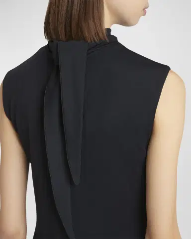 Jil Sander Sleeveless Drop-Waist Layered Maxi Dress | Thumbnail 4 Jil Sander Sleeveless Drop-Waist Layered Maxi Dress | Thumbnail 4