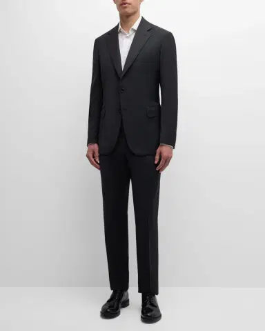 Brioni Men 's Tonal Stripe Stretch Wool Suit | Thumbnail 2 Brioni Men 's Tonal Stripe Stretch Wool Suit | Thumbnail 2
