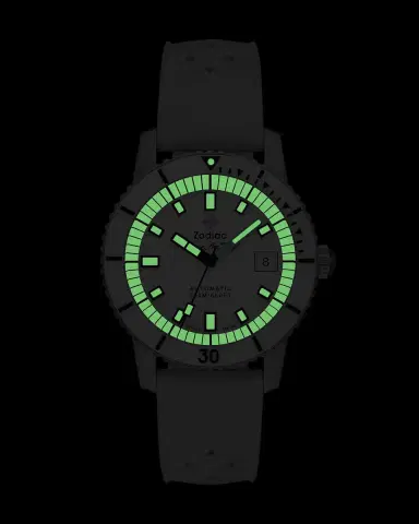 ZODIAC Men 's Compression Diver II Automatic Rubber-Strap Watch, 40mm | Thumbnail 5 ZODIAC Men 's Compression Diver II Automatic Rubber-Strap Watch, 40mm | Thumbnail 5