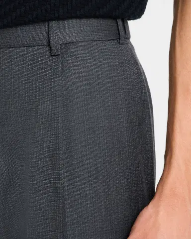 Brioni Men's Textured Wool Dress Pants | Thumbnail 5 Brioni Men's Textured Wool Dress Pants | Thumbnail 5
