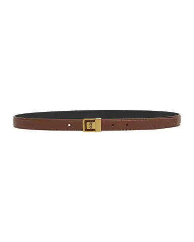 Saint Laurent YSL Buckled Grainy Leather Belt | Thumbnail 2 Saint Laurent YSL Buckled Grainy Leather Belt | Thumbnail 2